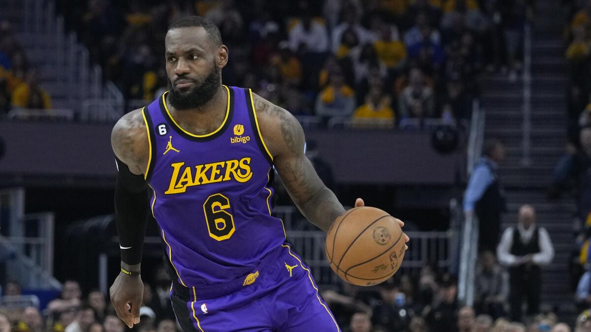 On his own, LeBron James immediately makes the Lakers a playoff