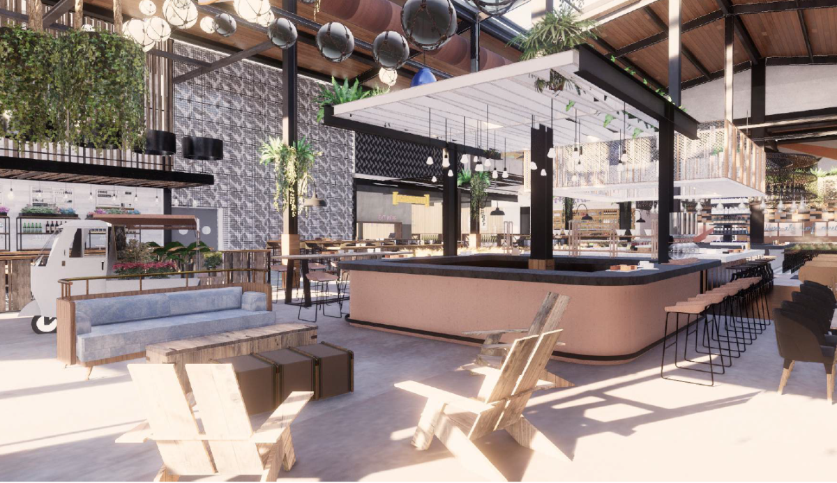 In the Del Mar Highlands Town Center's new Sky Deck, opening in 2020, 10 restaurants will surround a central bar.