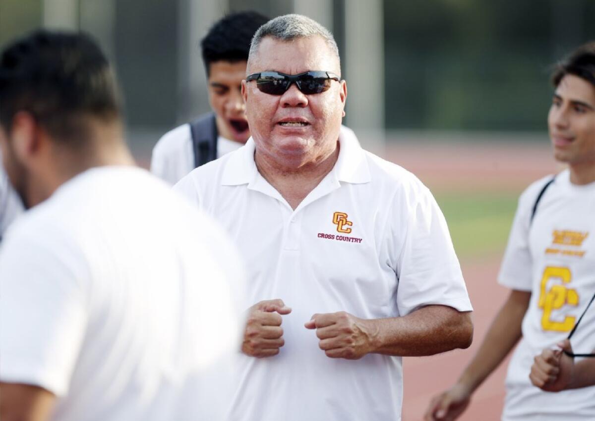 Glendale Community College cross-country coach Eddie Lopez and the Vaqueros are looking for continued success this season.