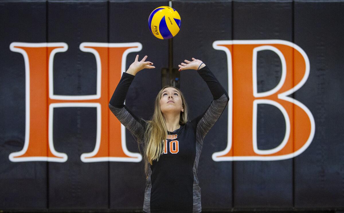 Jaclyn Sanchez is the third member of her immediate family to play for Huntington Beach coach Craig Pazanti.