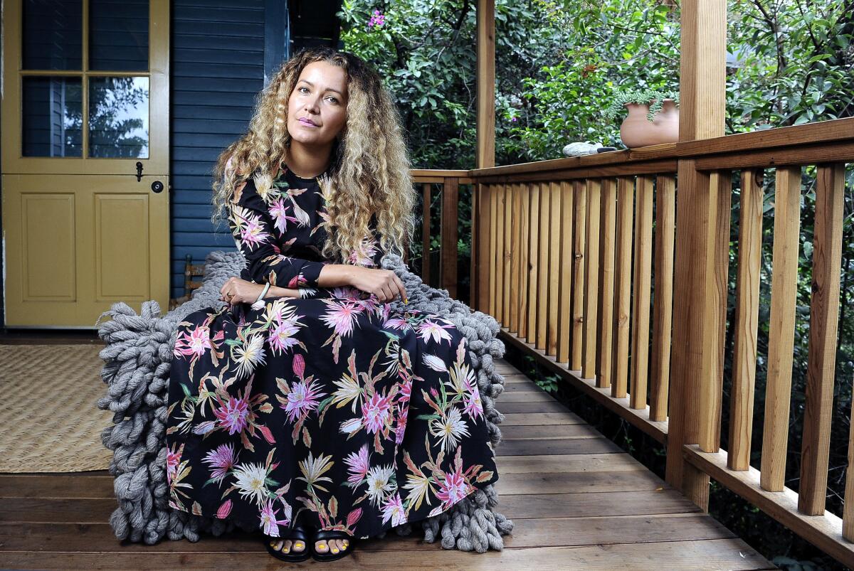 Designer Beatrice Valenzuela at her Echo Park studio.