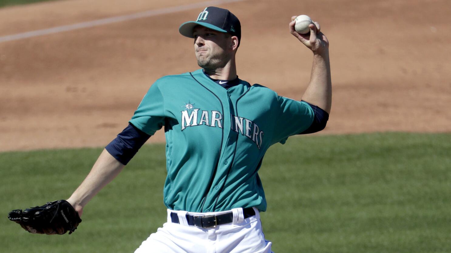 MLB: Mariners place starter Drew Smyly on disabled list because of strained  elbow - Los Angeles Times