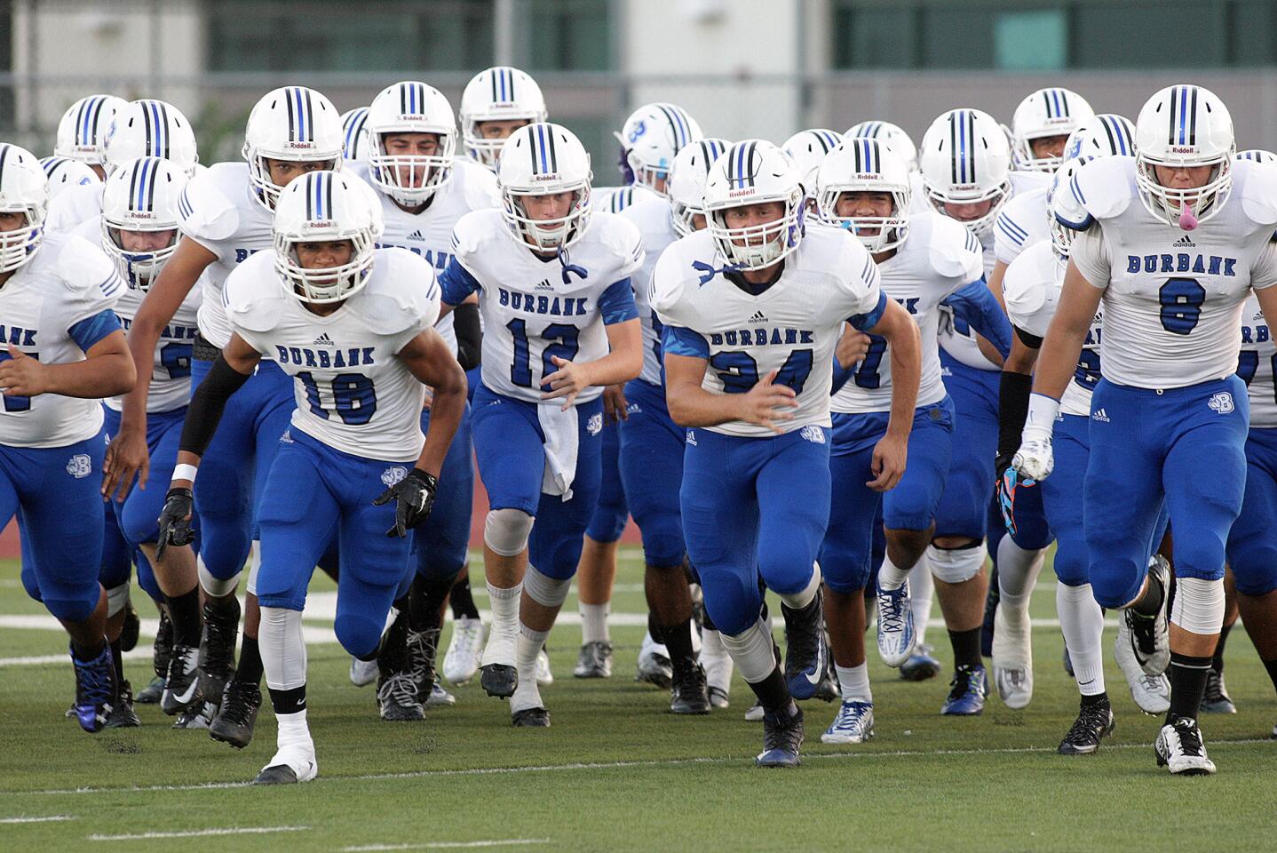 Photo Gallery: Burbank football final preparations for season opener against Monrovia