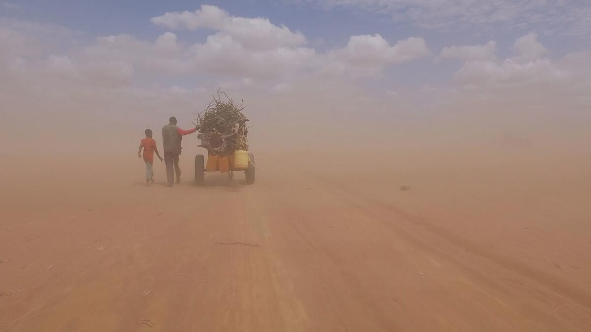 A still from the Dadaab refugee camp in Kenya from the documentary "Human Flow."