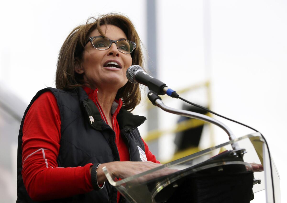 The Sportsman Channel said Monday that it has hired former Alaska Gov. Sarah Palin to host a weekly outdoors-oriented program that will celebrate the "red, wild and blue" lifestyle. The program, "Amazing America With Sarah Palin," is to debut in April.