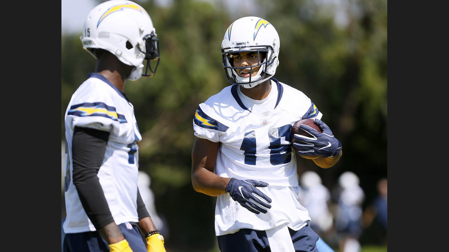 Los Angeles Chargers' Reed, Williams and the team at training camp