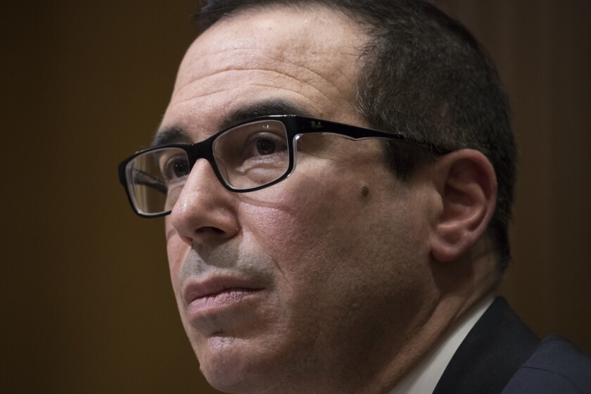 Treasury Secretary Steven T. Mnuchin warned companies to return government loans if they could not demonstrate real need.