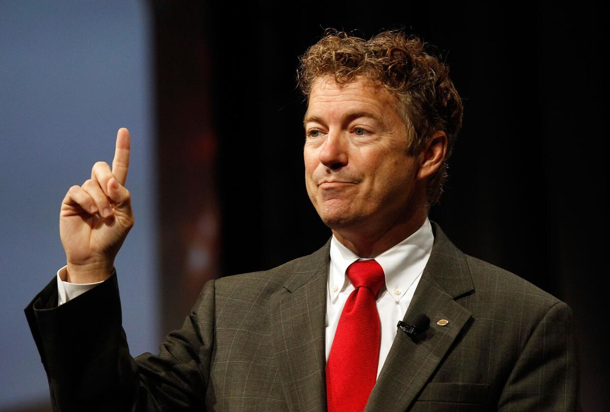 Sen. Rand Paul (R-Ky.) is being excoriated by some libertarians for his comments about Islamic State. His support for the U.S. pulverizing the would-be Middle Eastern caliphate has led to accusations that Paul has flip-flopped.