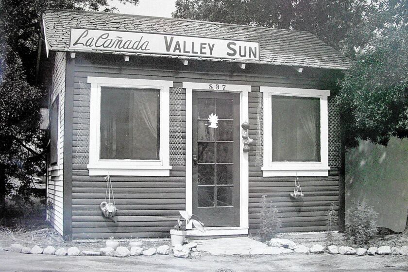 From modest beginnings, the La Cañada Valley Sun has covered news, sports and the community for 70 years.
