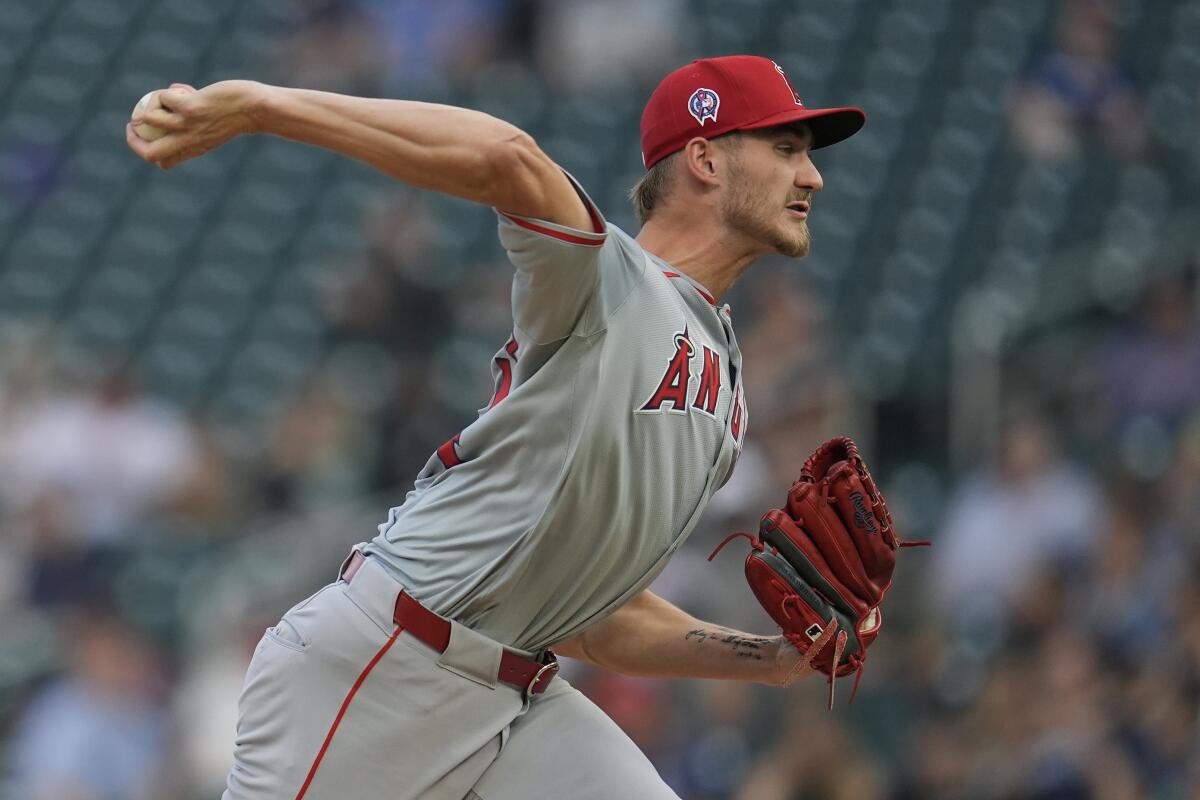 Jack Kochanowicz pitches in the first inning Wednesday.