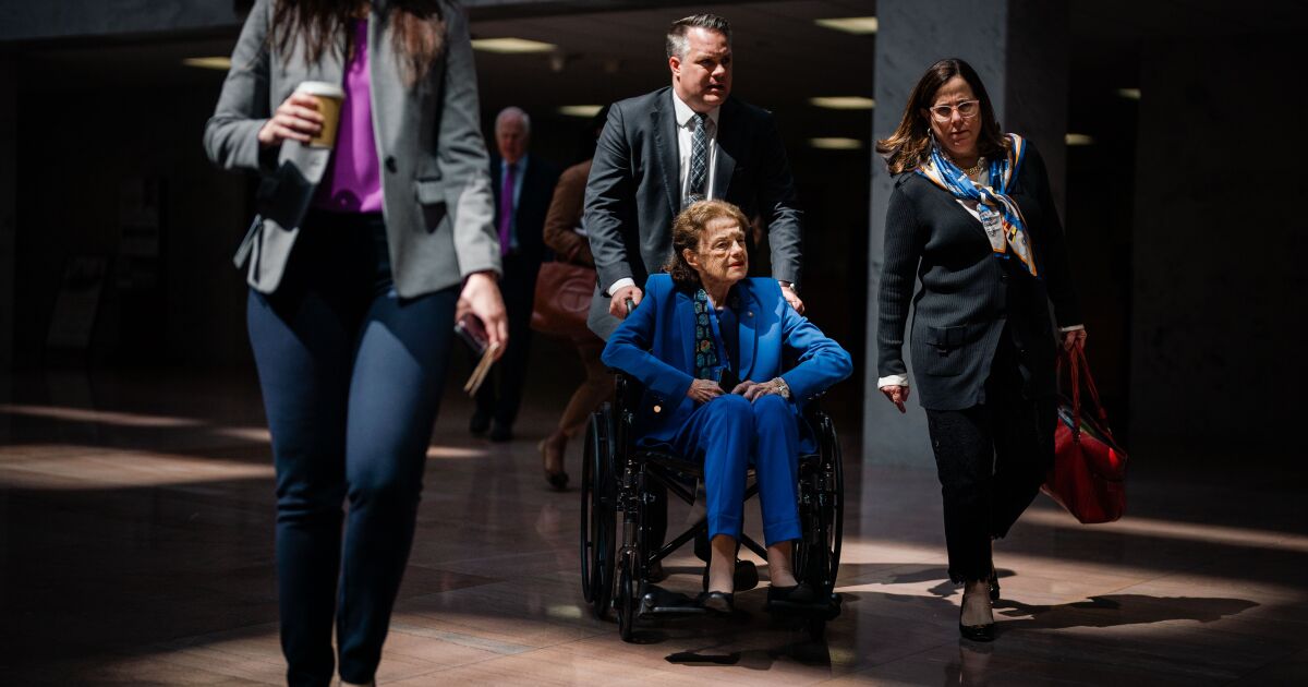 Why Senator Feinstein resigning could pose a problem for Democrats' judicial nomination push