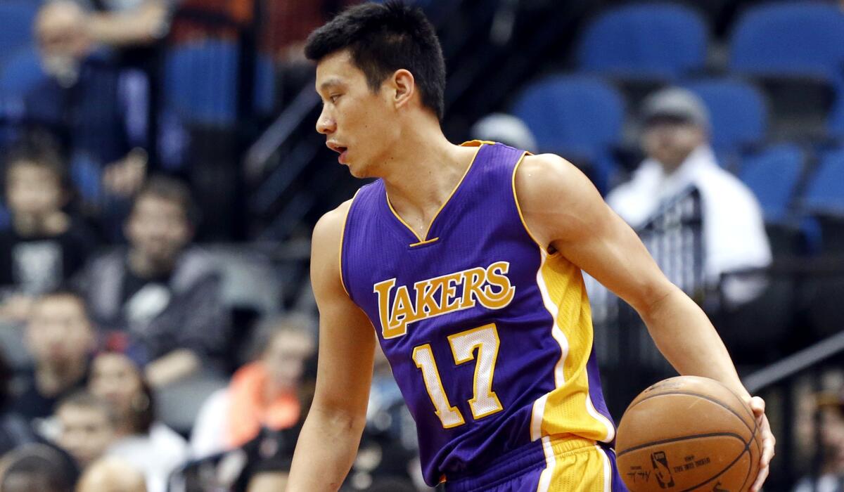 Lakers point guard Jeremy Lin had an up-and-down season, averaging 11.2 points and 4.6 assists.