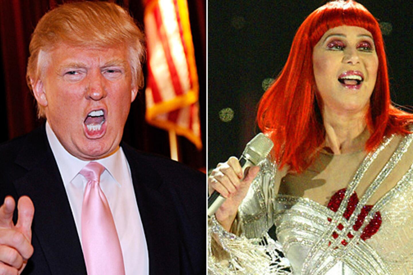 Donald Trump versus Cher