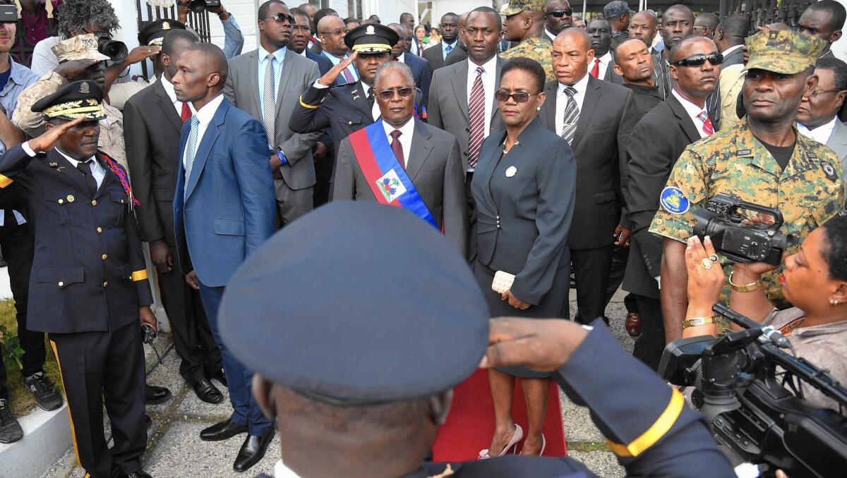 Jocelerme Privert's election as president stalled a deepening political crisis in Haiti — at least for now.