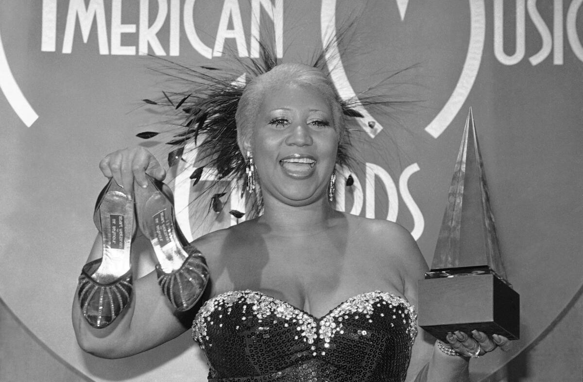 Aretha Franklin was a winner at the 10th American Music Awards in 1983.