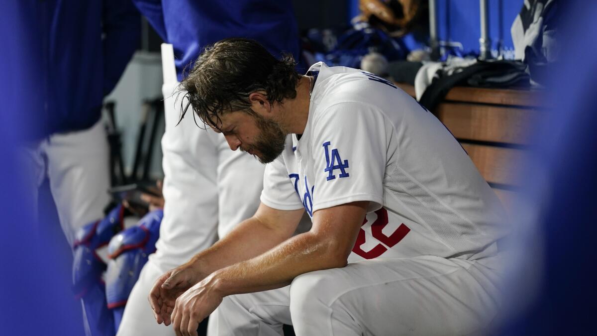 Dodgers pitcher Dustin May leaves Twins start with elbow pain