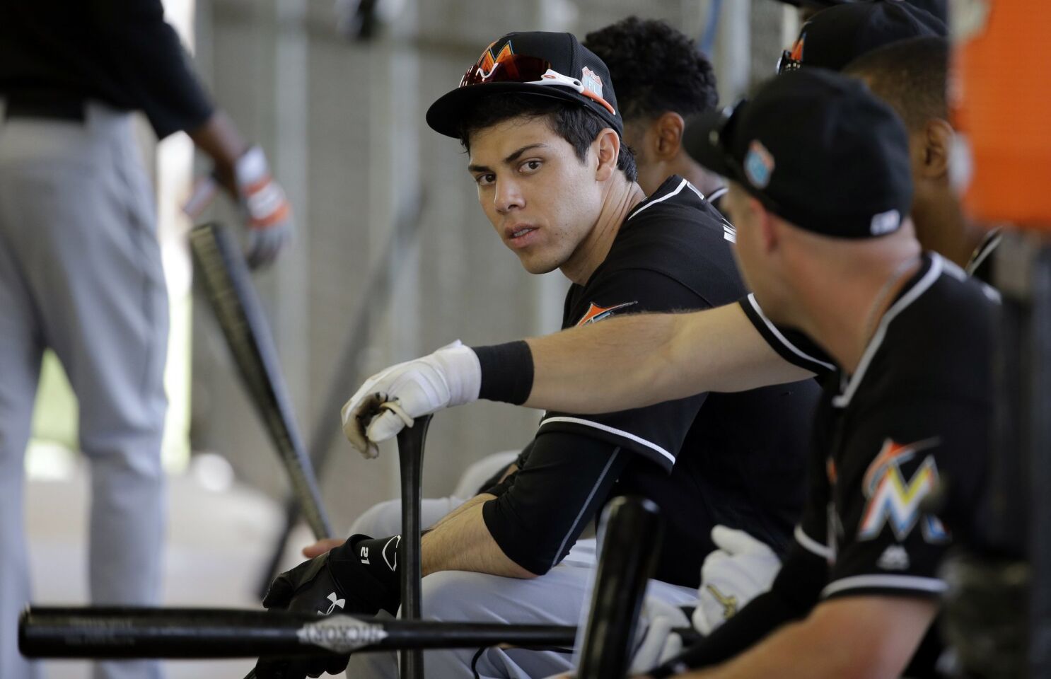 Marlins' Yelich not worried about another slow start