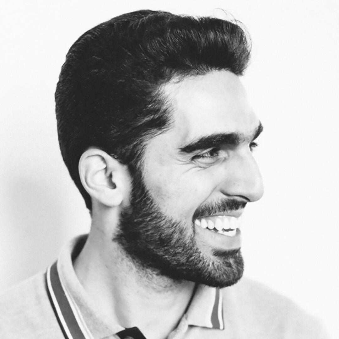 A portrait of Feras Alfuqaha