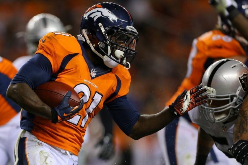 Ronnie Hillman showed his prowess running -- and in playing rock, paper, scissors.