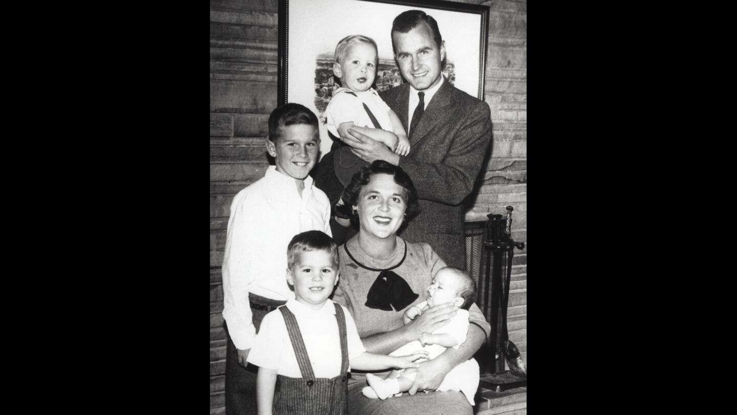 Bush family portrait in 1956