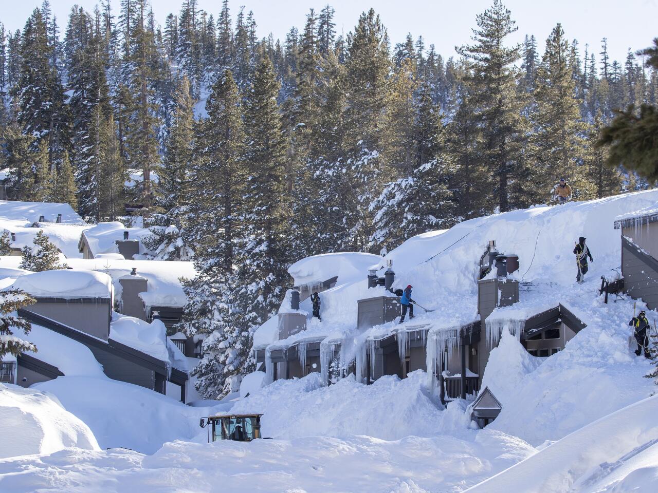 February 'white-out' in the Sierra