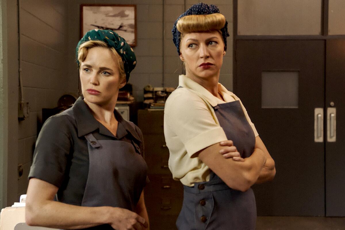 Two women with turbans over their hair in "DC's Legends of Tomorrow" on the CW.