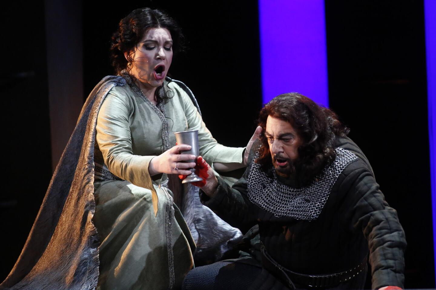 Plácido Domingo's sound and fury in L.A. Opera's 'Macbeth' - Los ...