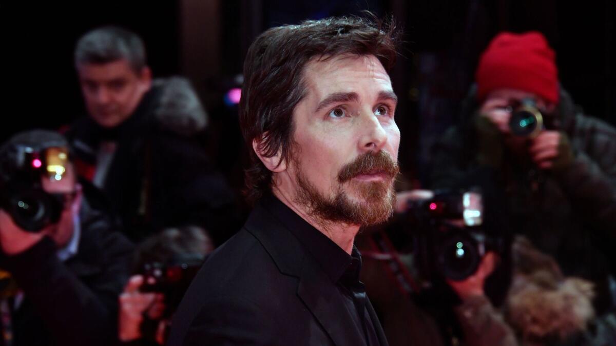 Christian Bale at the Berlinale film festival in February. He'll play Enzo Ferrari in the upcoming James Mangold film "Ford vs. Ferrari."