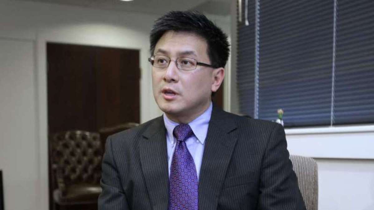 State Treasurer John Chiang on Tuesday announced his candidacy for California governor.