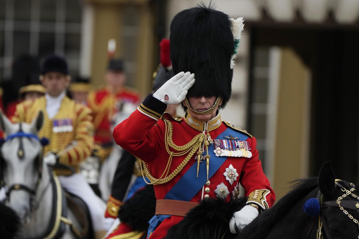 Trooping the Colour: Extended British Royal Family