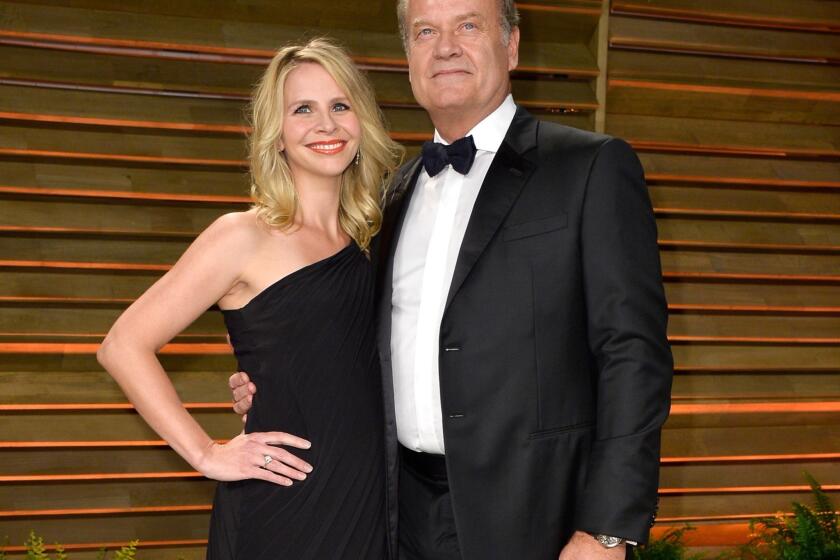 Kelsey Grammer, right, is reportedly expecting his sixth child. It'll be his second with his fourth wife, Kayte Walsh.