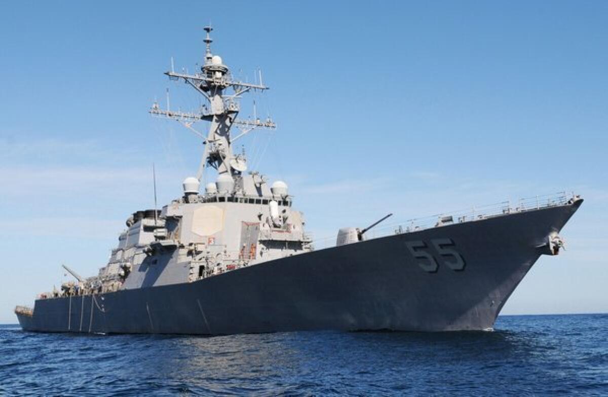 The guided-missile destroyer Stout will join U.S. forces in the eastern Mediterranean.