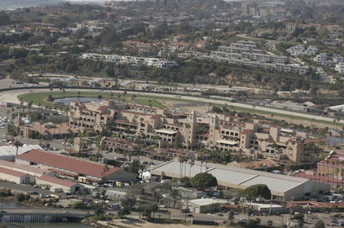 The Del Mar Fairgrounds has requested $20 million in financial aid.