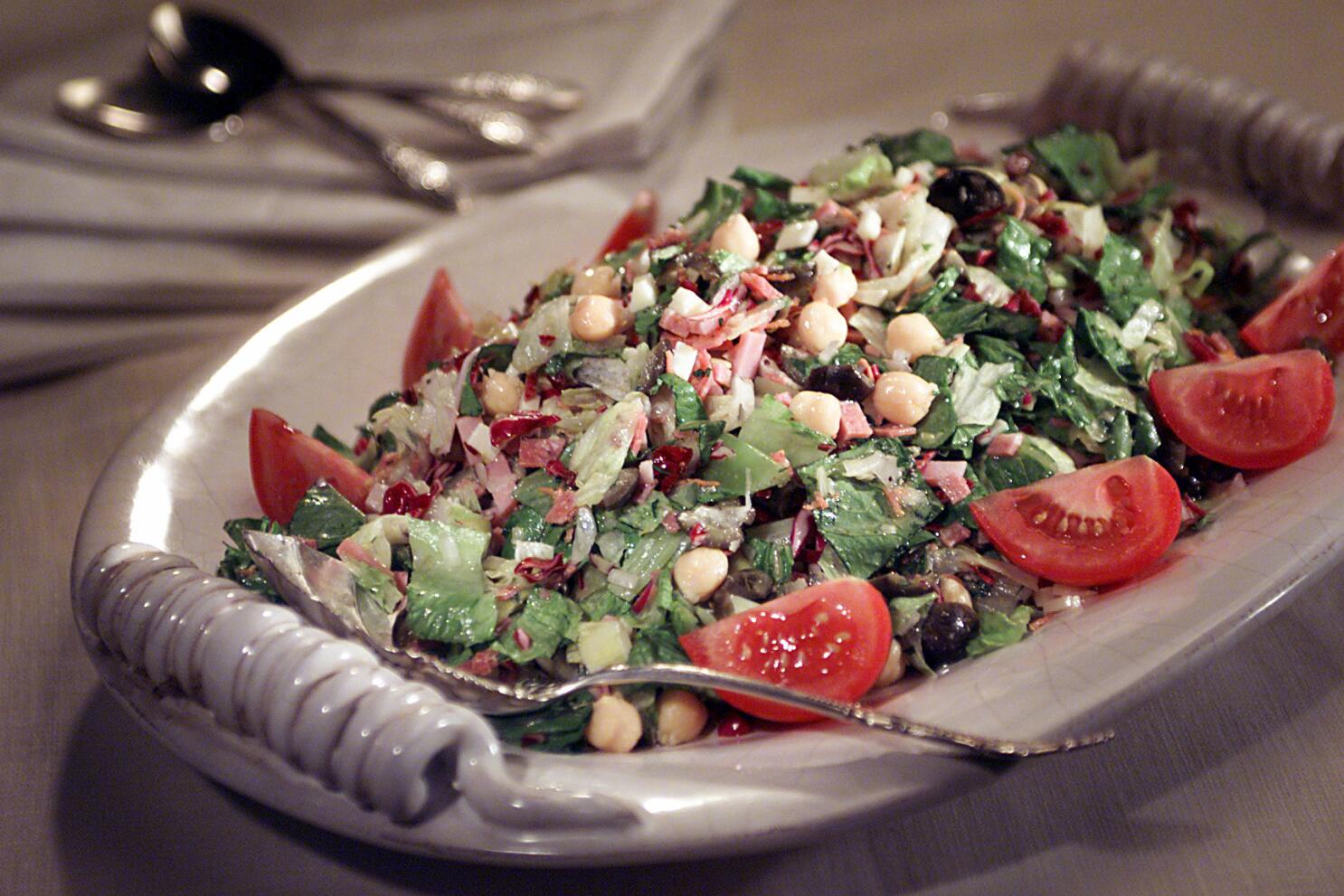 Chopped Antipasto Salad in Mason Jars - Casa de Crews