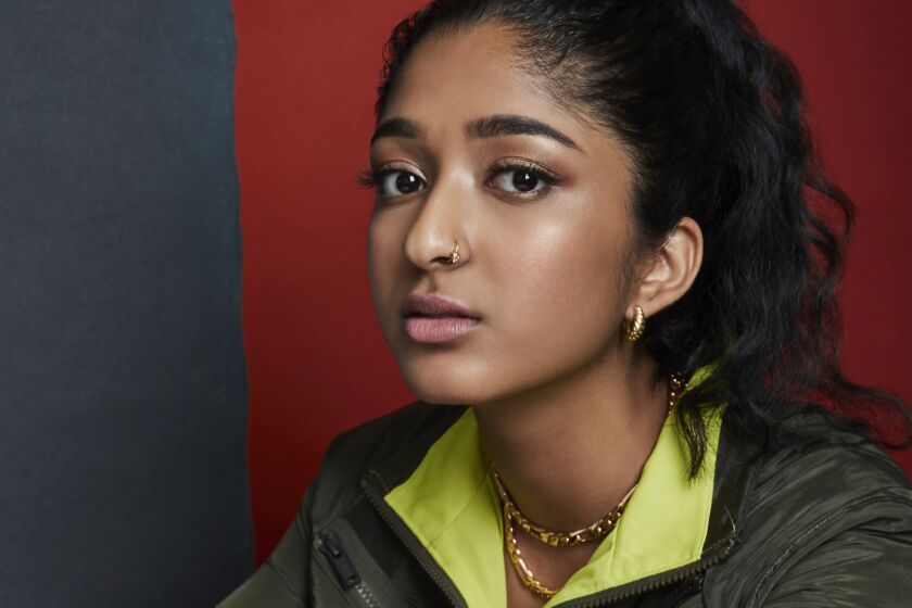 Maitreyi Ramakrishnan of "Never Have I Ever" poses for a portrait during Netflix YA Press Day at The London Hotel on February 24, 2020 in West Hollywood, California.