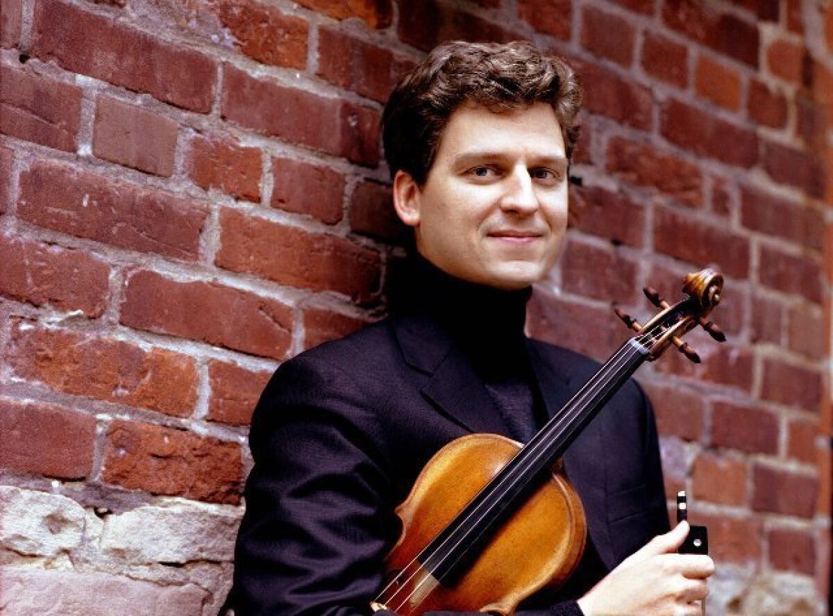 Canadian-born violinist James Ehnes, who leads the Ehnes String Quartet, will be a featured performer at SummerFest 2020.