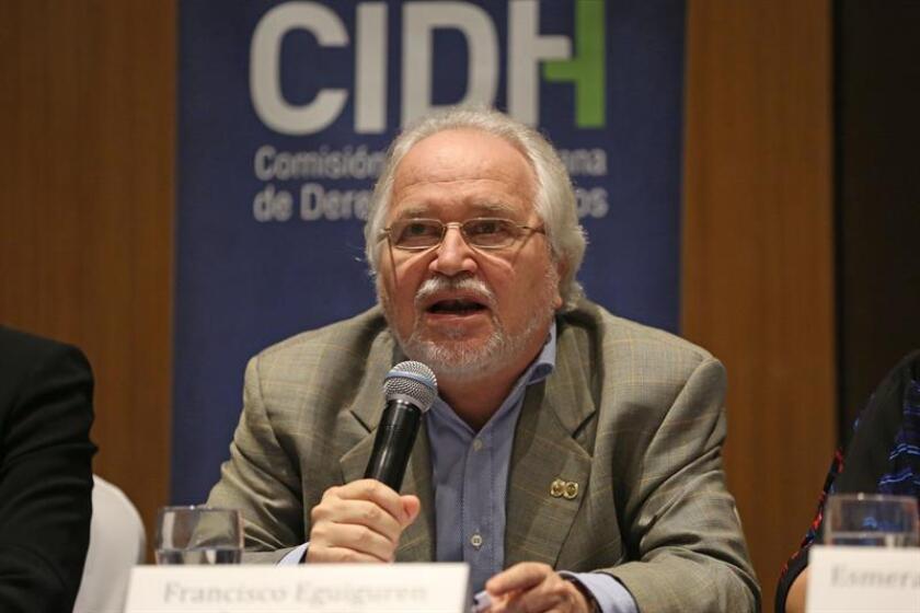 El presidente de la Comisión Interamericana de Derechos Humanos (CIDH), Francisco José Eguiguren Praeli. EFE/Archivo