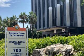 Orange County Superior Court's Central Justice Center in Santa Ana, on Monday, August 30, 2021.