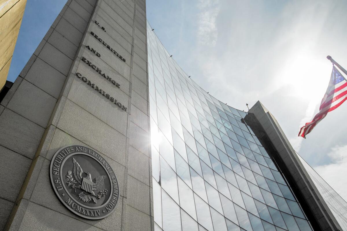 The U.S. Securities and Exchange Commission in Washington.