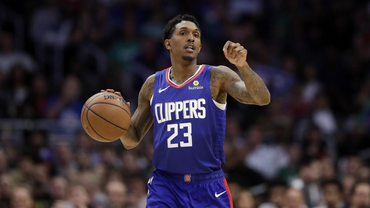 Clippers guard Lou Williams is averaging 20.3 points in 26 minutes a game.