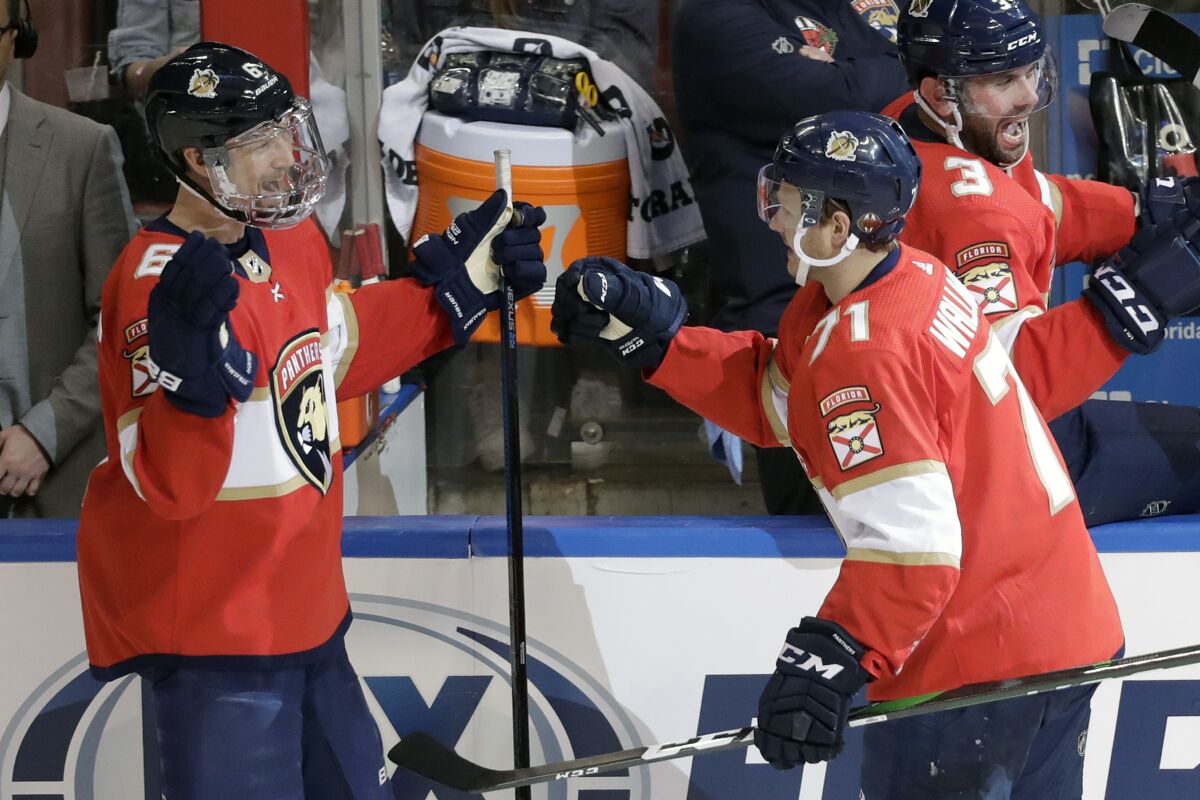 Panthers snap 8-game home skid with 4-1 win over Canadiens - The San Diego  Union-Tribune