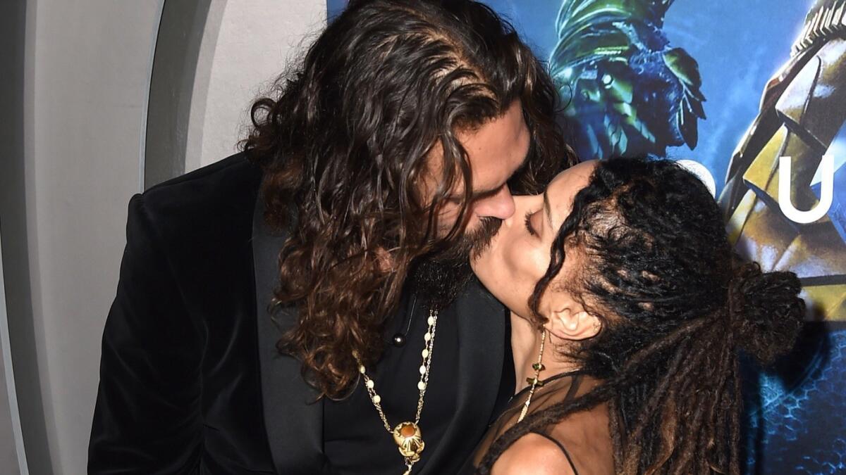 Jason Momoa and his wife Lisa Bonet