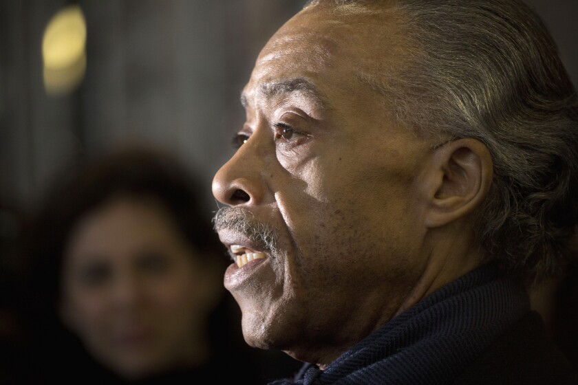 The Rev. Al Sharpton will deliver a sermon in Los Angeles that will address the lack of diversity among nominees for Sunday’s Oscars.