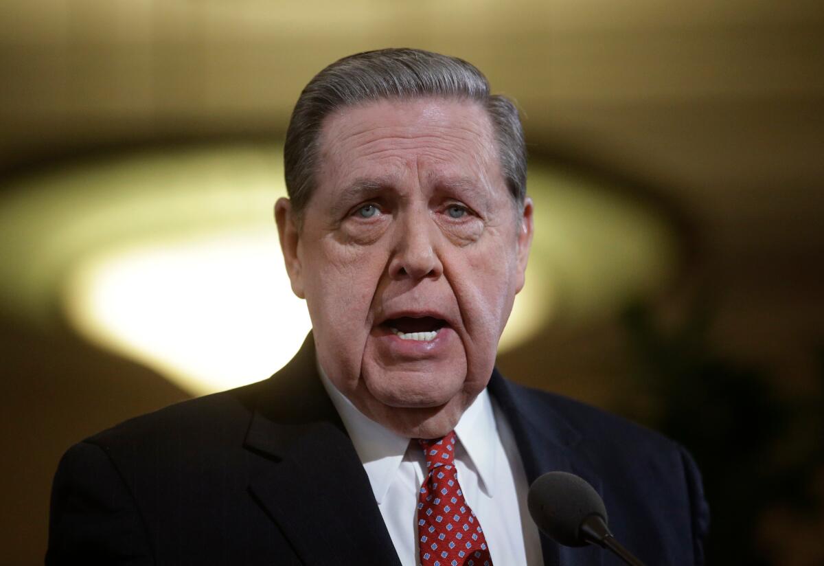 Jeffrey R. Holland, Next in Line to Lead Church of Jesus Christ of Latter-day Saints, Dies at 85