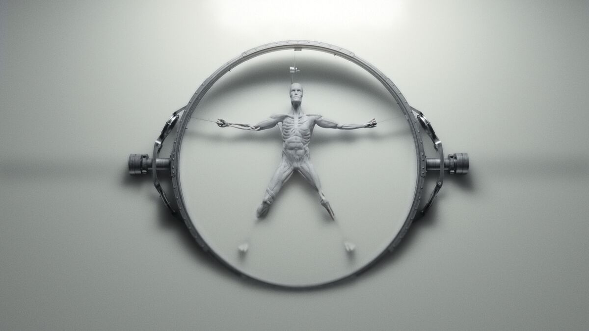 A still from the title sequence of "Westworld." With the potential to earn a third win for main title design during this weekend's Creative Arts Emmys, Clair and his company Elastic face favorable odds, having earned three of the category's five nominations. If you've watched "The Crown," "American Gods" or "Westworld"- the latter with its striking imagery of a humanoid form being lowered in milky fluid- you're familiar with his work.