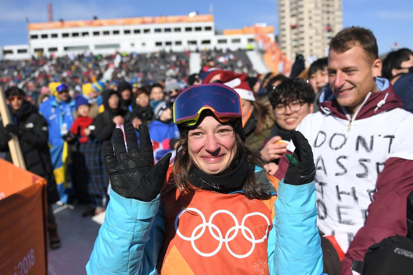 FREESTYLE SKIING-OLY-2018-PYEONGCHANG-PODIUM