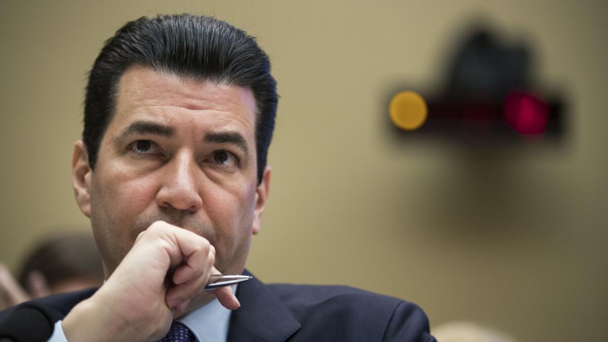 Scott Gottlieb says he will step down as FDA commissioner next month.