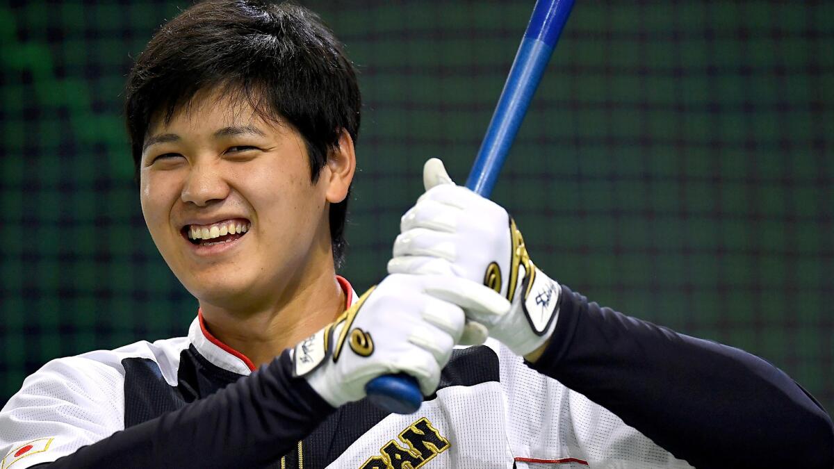 The Angels are expected to pay Shohei Ohtani a $2.315-million signing bonus, most of which they acquired within the last week via trades.