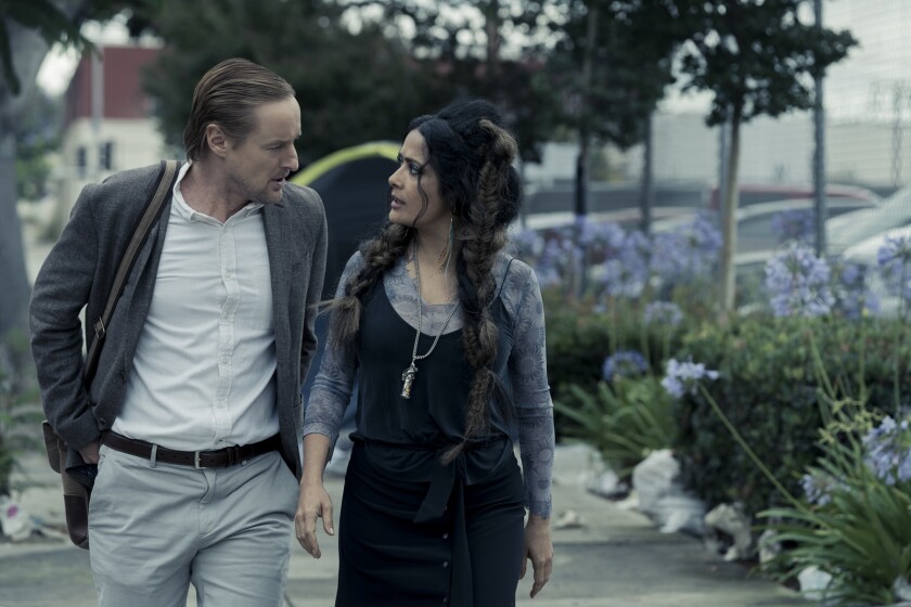 Owen Wilson and Salma Hayek