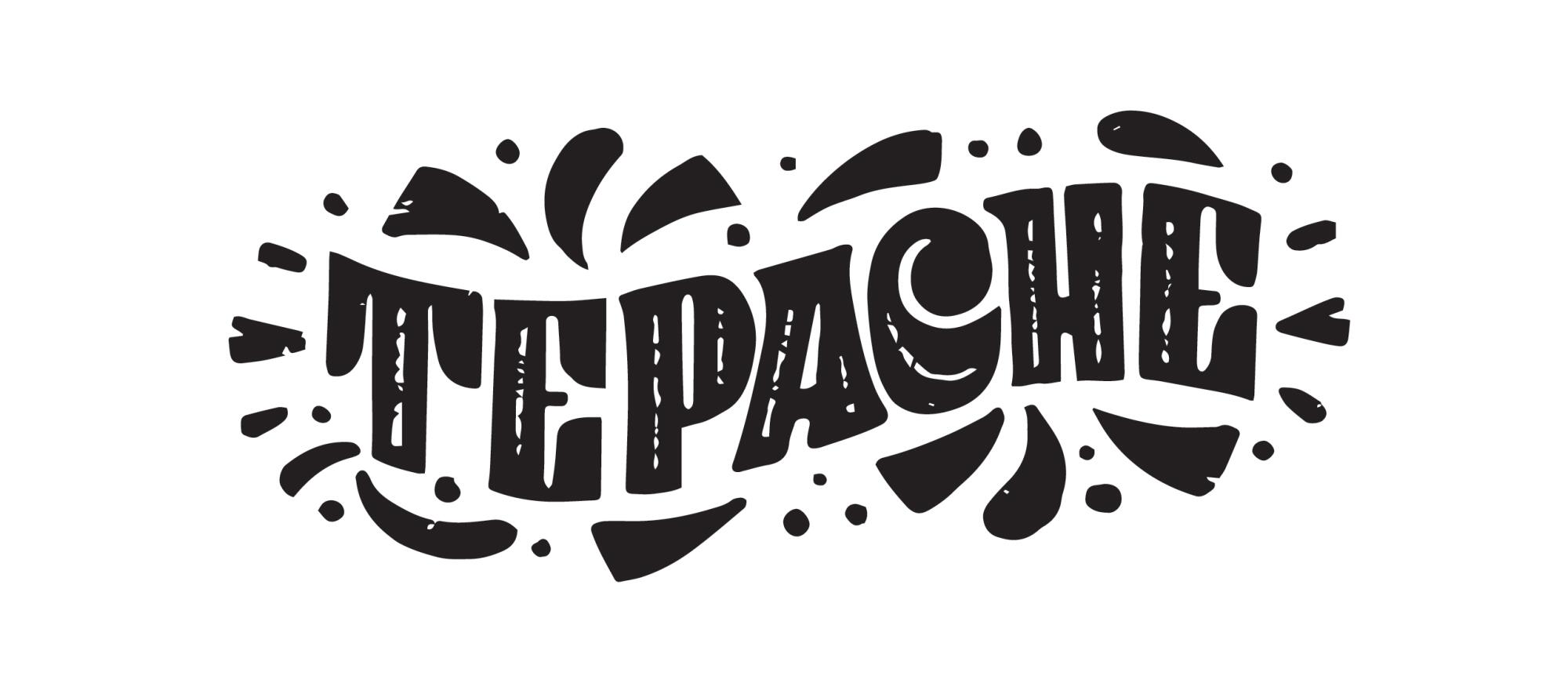 Typography of the word Tepache